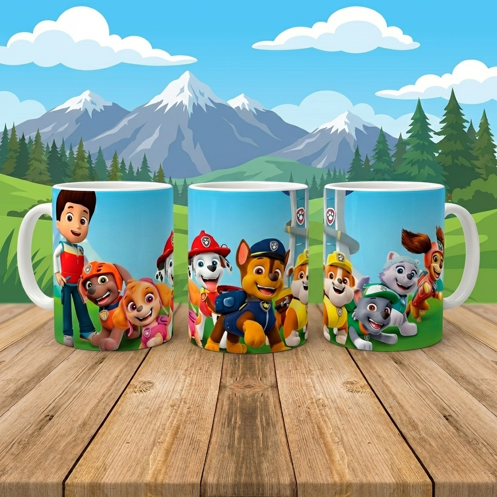 Caneca Infantil Patrulha Pata – Edição Especial | 300 ml