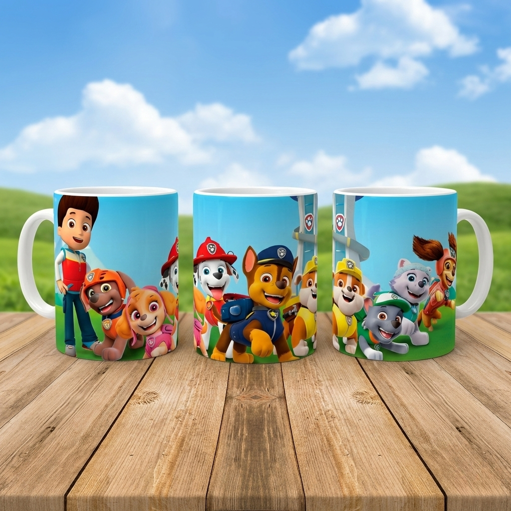 Caneca Infantil Patrulha Pata – Edição Especial | 300 ml