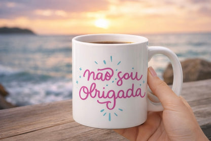 Caneca “Não Sou Obrigada” — 325ml