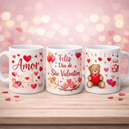 Caneca Personalizada — Presente Romântico | 325 ml
