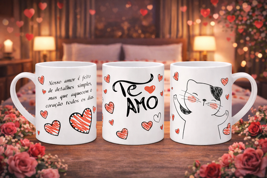 Caneca Amor com Frase – 325ml