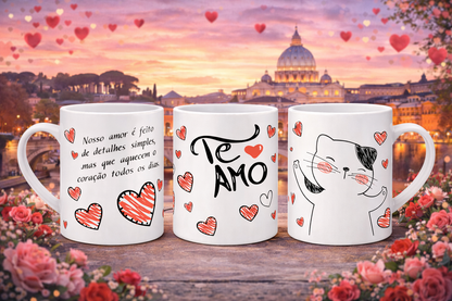 Caneca Amor com Frase – 325ml