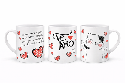 Caneca Amor com Frase – 325ml