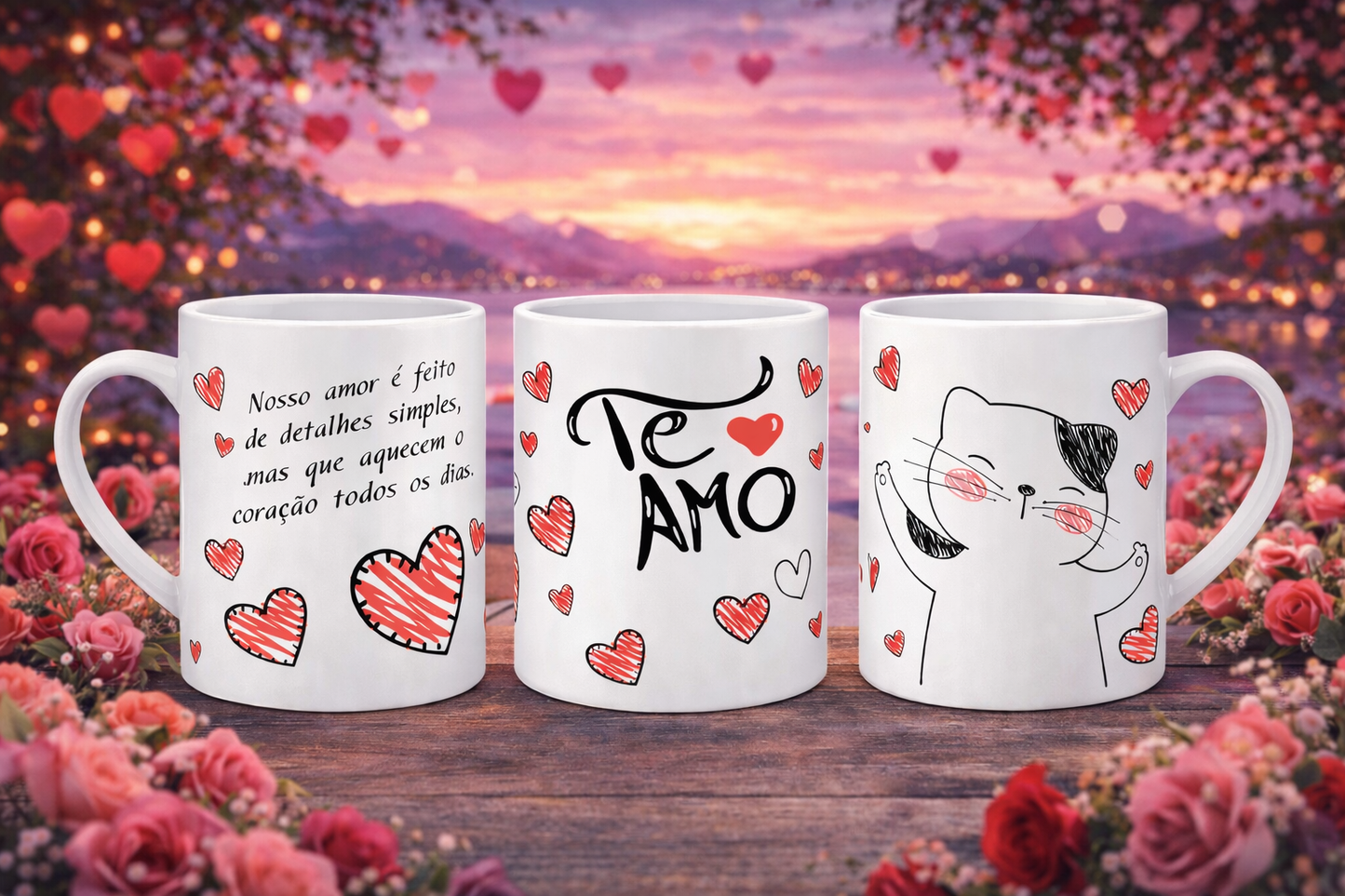 Caneca Amor com Frase – 325ml