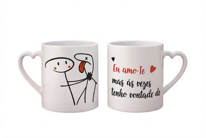 Caneca Personalizada “Amor com Humor” – 300ml