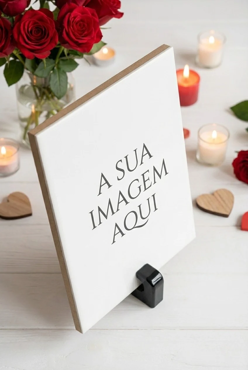 Azulejo Fotográfico Premium "Momentos Inesquecíveis" - C/ Suporte (15x20cm)